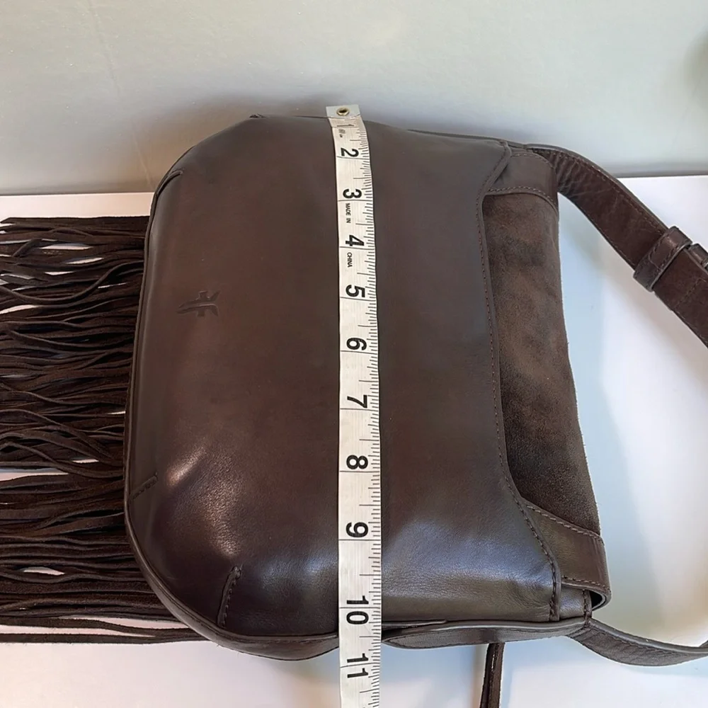 Frye Ray Fringe Saddle Bag - Picture 17 of 17
